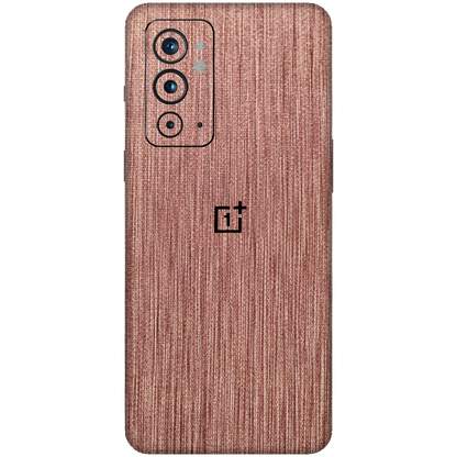 Red Linen 3M Premium Material Mobile Skins