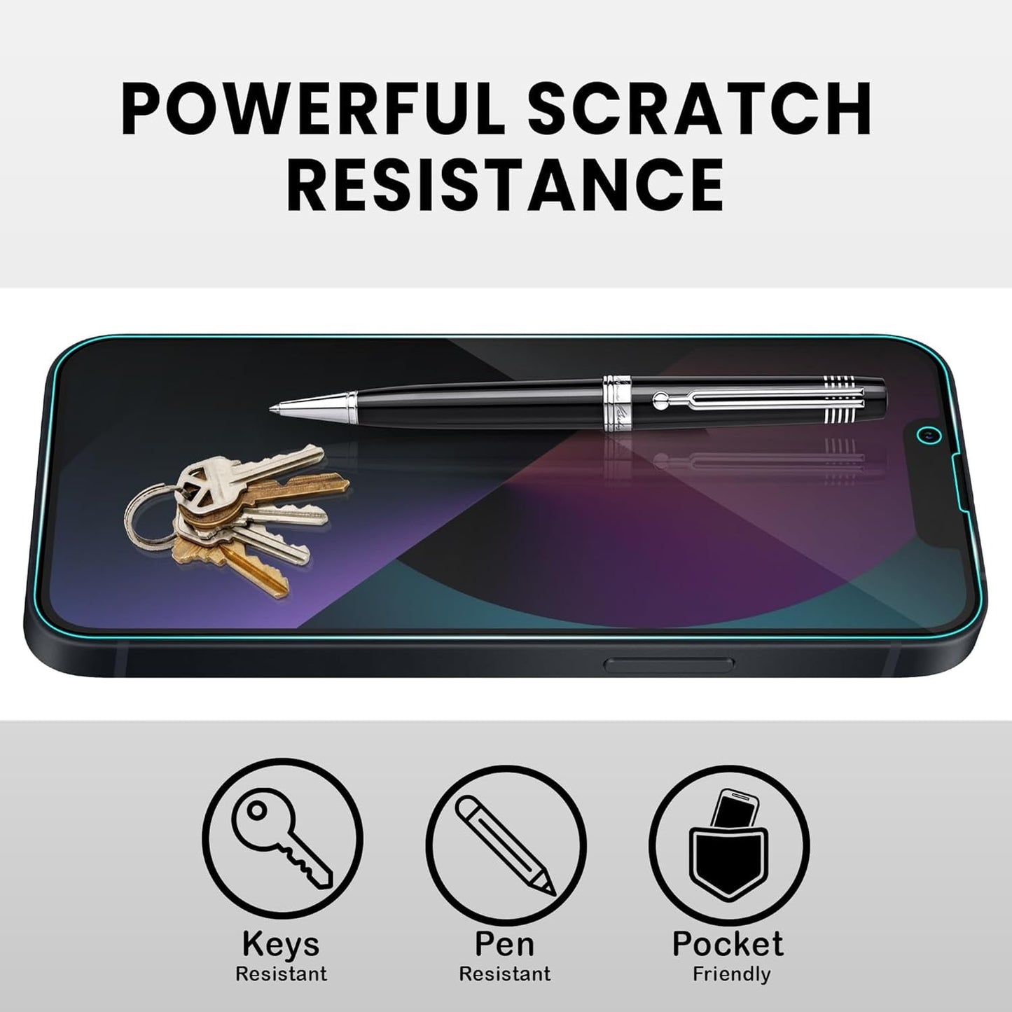 Shock Proof Scratchless Protector For Mobile (Installation Kit Included)