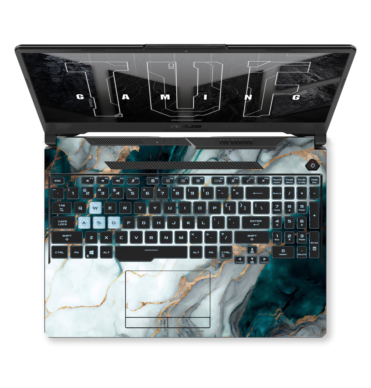 Green Marble Laptop 6D Skin
