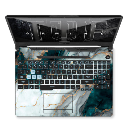 Green Marble Laptop 6D Skin