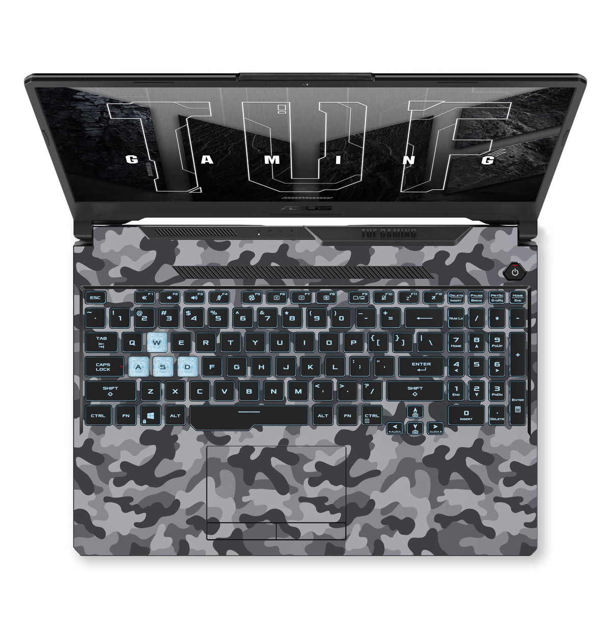 Grey Camo Laptop 6D Skin