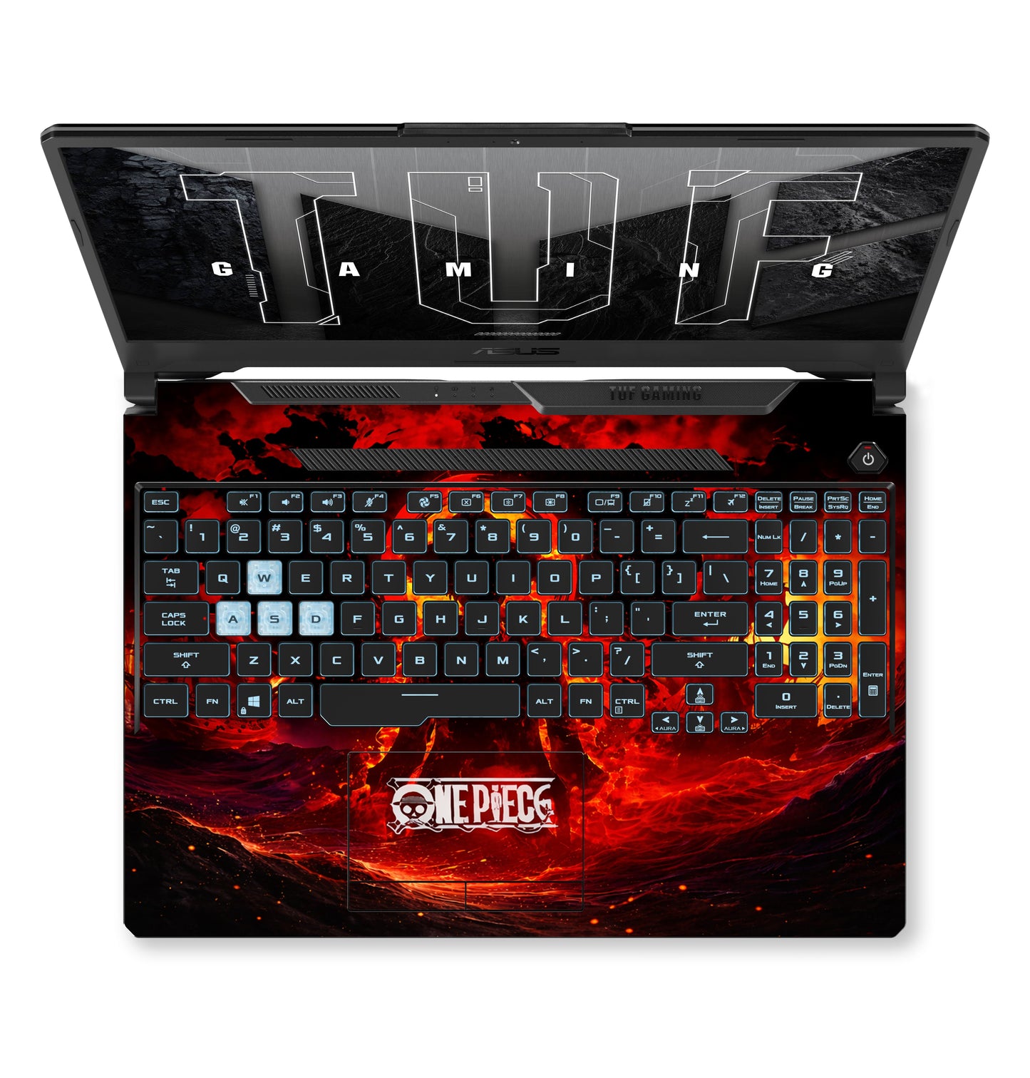 Luffy's Burning Laptop Skin