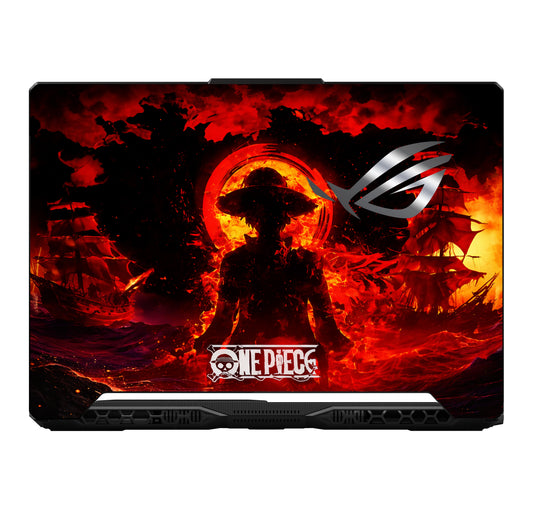 Luffy's Burning Laptop Skin