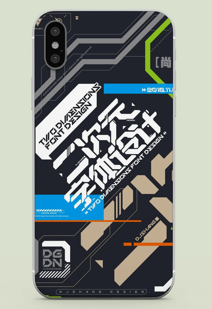 Font Style Mobile 6D Skin