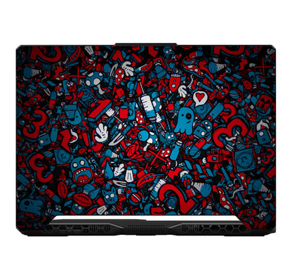 Cartoon Laptop 6D Skin