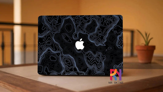 White Strip Laptop 6D Skin - Wrapskins
