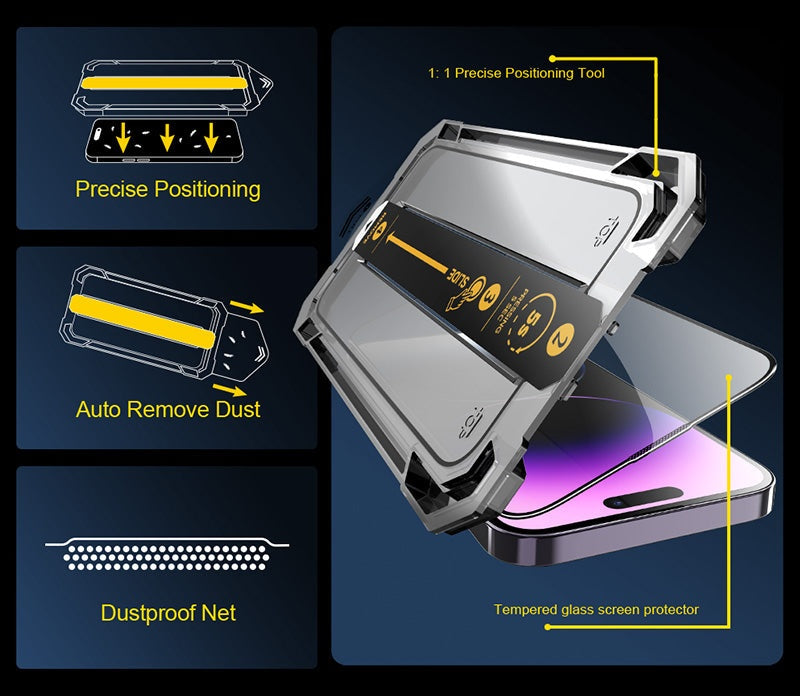 Tampered Glass Screen Protector - Easy Install