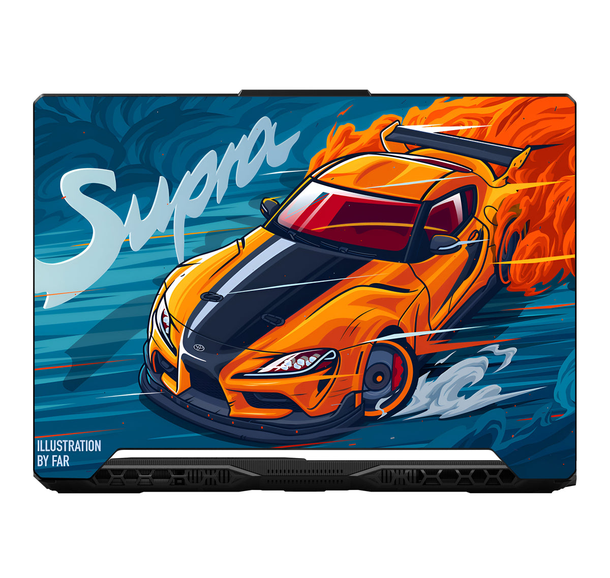 Supra Car Laptop Skin