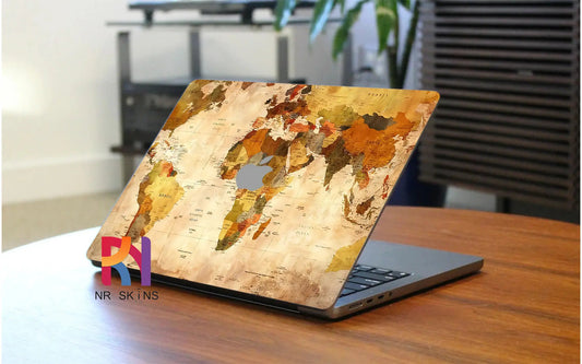 World Map Laptop 6D Skin - Wrapskins