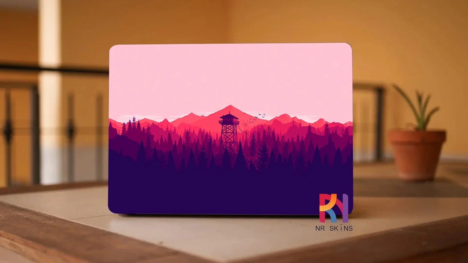 Pink Nature Laptop 6D Skin - Wrapskins