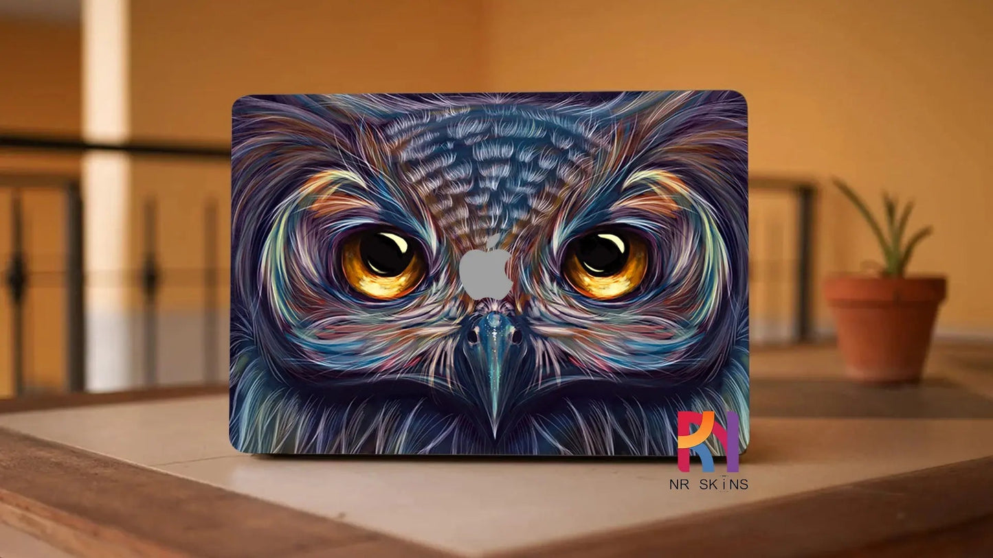 Owl Multicolor Laptop 6D Skin - Wrapskins
