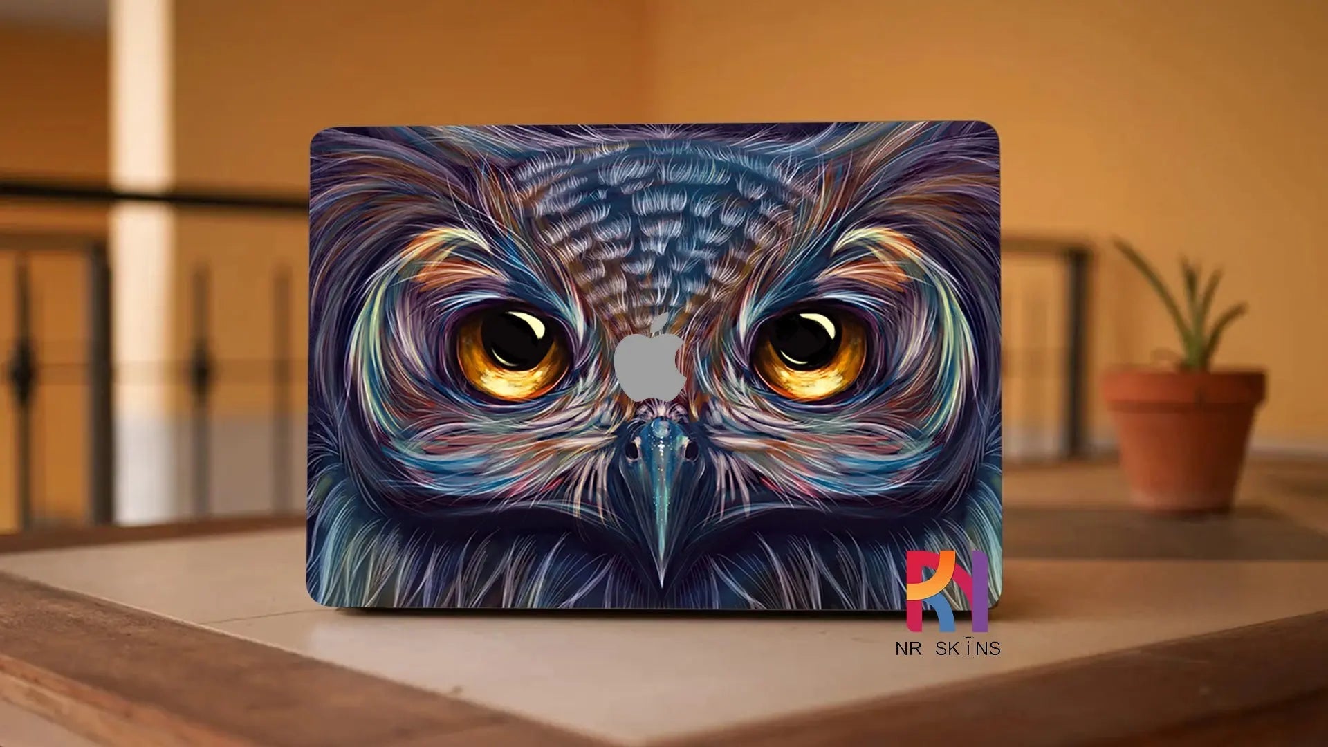 Owl Multicolor Laptop 6D Skin - Wrapskins