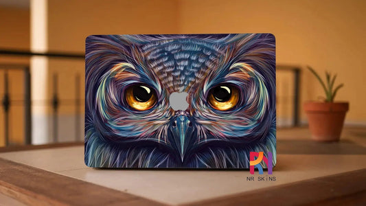 Owl Multicolor Laptop 6D Skin - Wrapskins